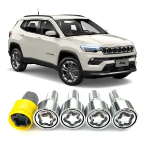Trava Parafuso Antifurto De Rodas Jeep Compass A Partir 2017