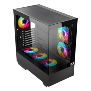 Gabinete Gamer Redragon Reflect Pro Ca-607b Mid Tower S/fans Preto