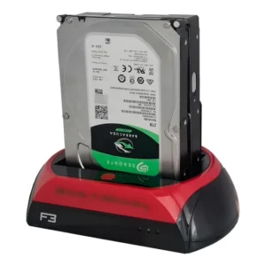 Dock Station Leitor E Clonagem Sata 3.0 Usb 3.0 2x F3 12v