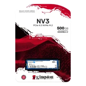 Unidade Sólida Kingston Nv3 Nvme Pcie 4.0 500 Gb Ssd Azul