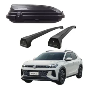 Bagageiro Maleiro Teto Vw Tera Todos Os Anos 300l + Rack