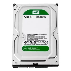 Wd Hd 500gb 3.5 Disco Rígido Wd5000azrx 7200rpm 64mb Sata 3 Cor Prateado - Excelente (Recondicionado)