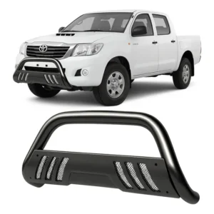 Parachoque Impulsão Quebra Mato Hilux 2012 2013 Preto Bepo