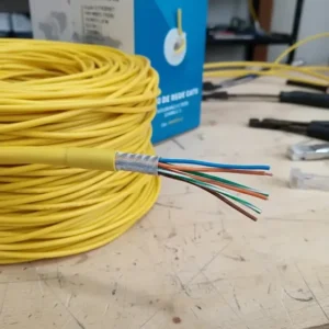 Cabo de Rede UTP Cat6 305m Deko Amarelo Flexível para Interior e Exterior