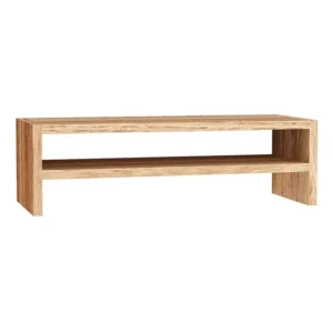 Suporte Base Para Monitor Pc E Tela Mesa Ergonômico Mdf Amadeirado