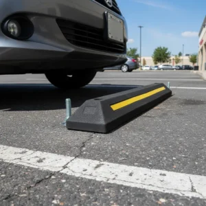 Limitador De Vagas Estacionamento Bate Rodas+parafusos