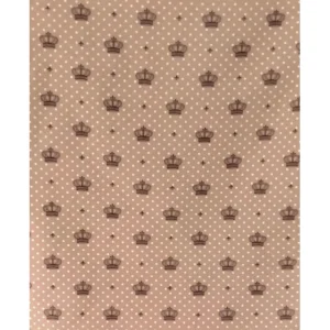 Capa De Tecido Com Zíper Para Colchão 70cm X 1m Cor Coroa Marrom