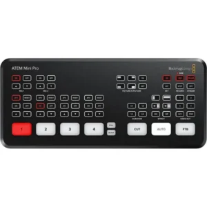 Switcher Atem Mini Pro Hdmi Blackmagic Live Stream Preto