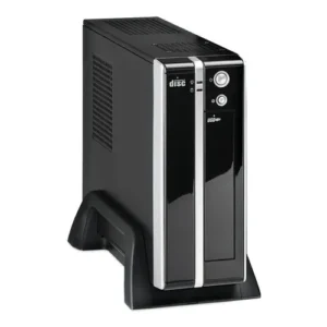 Gabinete Slim K-mex Gi-9e89 Preto E Prata Com Fonte Pd180w
