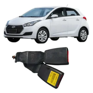 Engate Duplo Cinto Traseiro Hyundai Hb20 1.0 3c 2014-2018 Preto