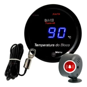 Medidor Temperatura Bloco Motor Marcador 52mm C/ Copo Sirene