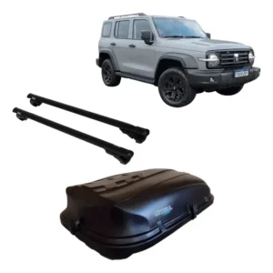 Kit Bagageiro Maleiro De Teto Gwm Tank 300 460l + Rack Teto