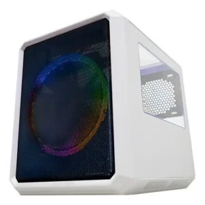 Gabinete Gamer Kmex Microcraft CG-04RC Branco Micro-ATX c/ Fan 200mm