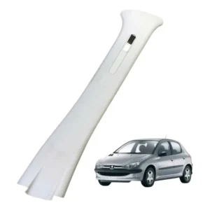 Acabamento Coluna Central Cinto Direito Peugeot 206 Cinza