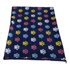 Capa De Tecido Com Zíper Para Colchão capa vazia tecido resistente 65x85 x6 cm Cor Azul Com Patinhas