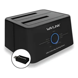 Dock Station Wavlink C Adapt. Usb C Hd 3.5 E 2.5 Sata Ssd 127/220v