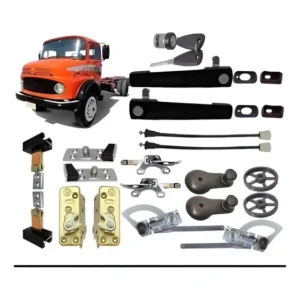 Kit Maquinas De Vidro + Maçanetas Caminhão Mb 1113 1313 1513