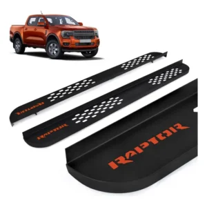 Par Estribo Lateral Raptor Comeia Ranger Cabine Dupla 2024