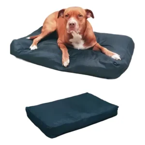 Colchonete Pet Impermeável Resistente E Lavável Tamanho M Preto Retangulo