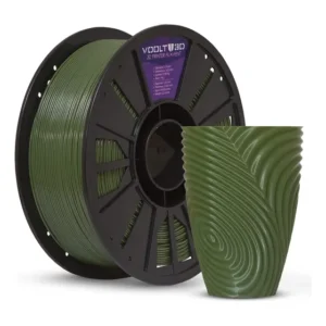 Filamento Petg HF Verde Oliva 1kg Impressão Fabricação Nacional Peças Voolt3D