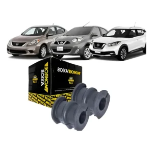 Buchas Da Barra Estabilizadora Nissan Versa 2012/2021 Axios