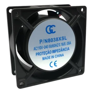 Micro Ventilador Cooler Ventoinha 80x80x38 110/220v Bivolt