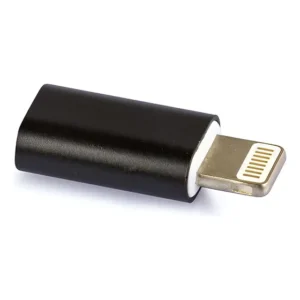 Adaptador Micro Usb Para Iphone - Preto Preto