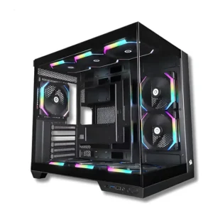 Gabinete Gamer Redragon Wideload Pro Atx/m-atx/m-itx Preto Preto