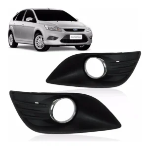 Grade Milha Focus 2009 2010 Hatch Sedan Farol Aro Cromado