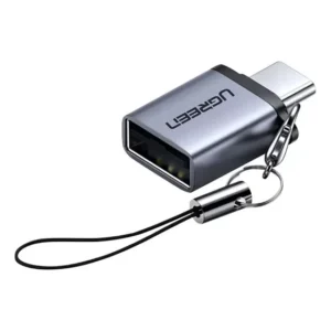 Adaptador Conversor Ugreen Otg Usb-c Para Usb 3.0 Space Gray Cor Cinza