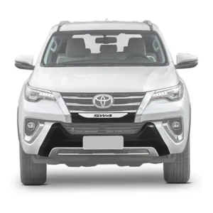 Front Bumper Para Toyota Hilux Sw4 Ano 17/21 Preto Com Prata