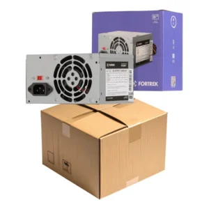 10 Fonte Atx 200w Para Pc Fortrek Pws-2003 Fk 420p Atacado Prateado