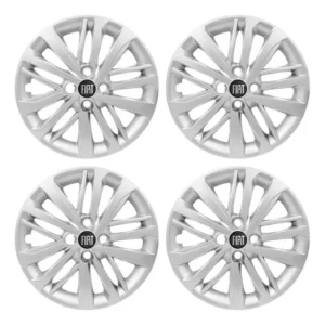 Calota Aro 15 Novo Fiat Argo Cronos 2022 2023 Prata