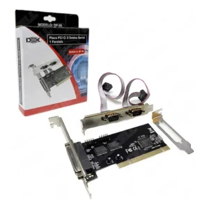 Placa PCI Dex DP-06 2 Seriais 1 Paralela Expansão Externa