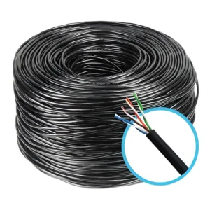 Cabo De Rede (cftv) 4x24 Awg Cobre Cat5-e Antichama 100m