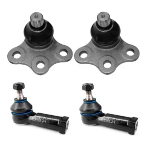 Kit 2 Pivô+ 2 Terminal Direção Corsa Hatch Sedan 2002 A 2012