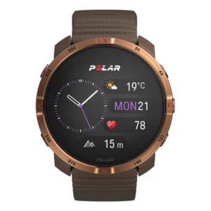 Relógio Smartwatch Esportivo Polar Grit X2 Brown Copper Preto