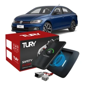 Carregador Celular Automotivo Por Indução Virtus 2018 A 2022 Preto