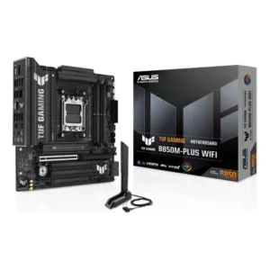 Placa Mãe Asus Tuf Gaming B850m-plus Wifi B850 Ddr5 Amd Am5 Preto