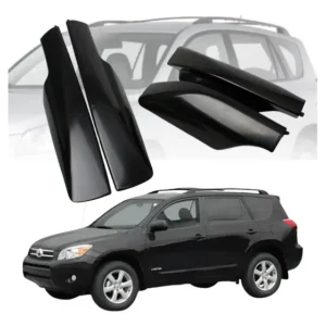 Kit Jogo Tampa Acabamento Rack Preto Rav4 2006 Á 2012 4peça Preto