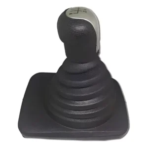 Manopla Bola De Cambio & Coifa Sanfonada Base Gm Celta Prata Pre