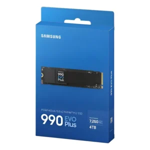 Ssd Samsung 990 Evo Plus 4tb Nvme M.2 Pcie 4.0/5.0 - Velocidade Extrema Para Gamers E Edição 4k | Samsung