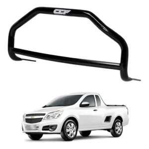 Para-choque Quebra Mato - Chevrolet Montana 2011 À 2021 Preto