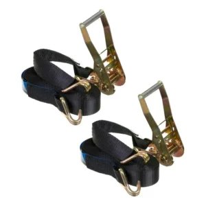2 X Cinta Prender Carga + Catraca 1500kg 6m 25mm Picape Moto