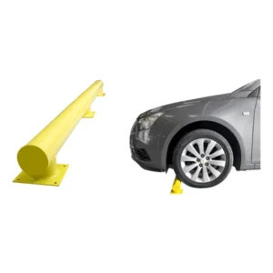 Bate Rodas Limitador Vaga Garagem Estacionamento 150 Cm Aço