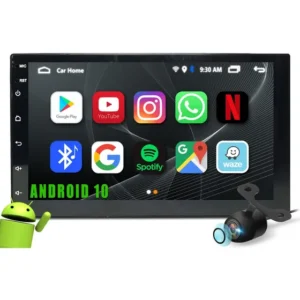 Multimidia Android 701k Gps Wifi Espelhamento + Câmera Ré Preta