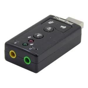 Adaptador De Placa De Som 7.1 Usb Conexão P2 Knup Hb-t64