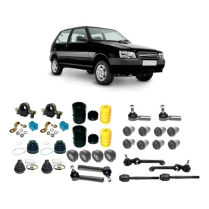 Kit Bucha Suspensão Tf Axial Terminal Frontal Uno Mille Fire