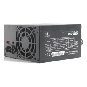 Fonte C3tech Atx 200w Ps-210bk Preta Para Pc Preto