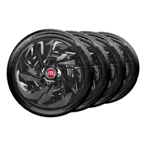 Kit 4 Carlota Esportiva Aro 14 Fiat Palio Strada Argo Mobi
